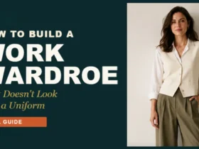 how to build a work wardrobe that doesn't look like a uniform — editorial work outfit styling guide.